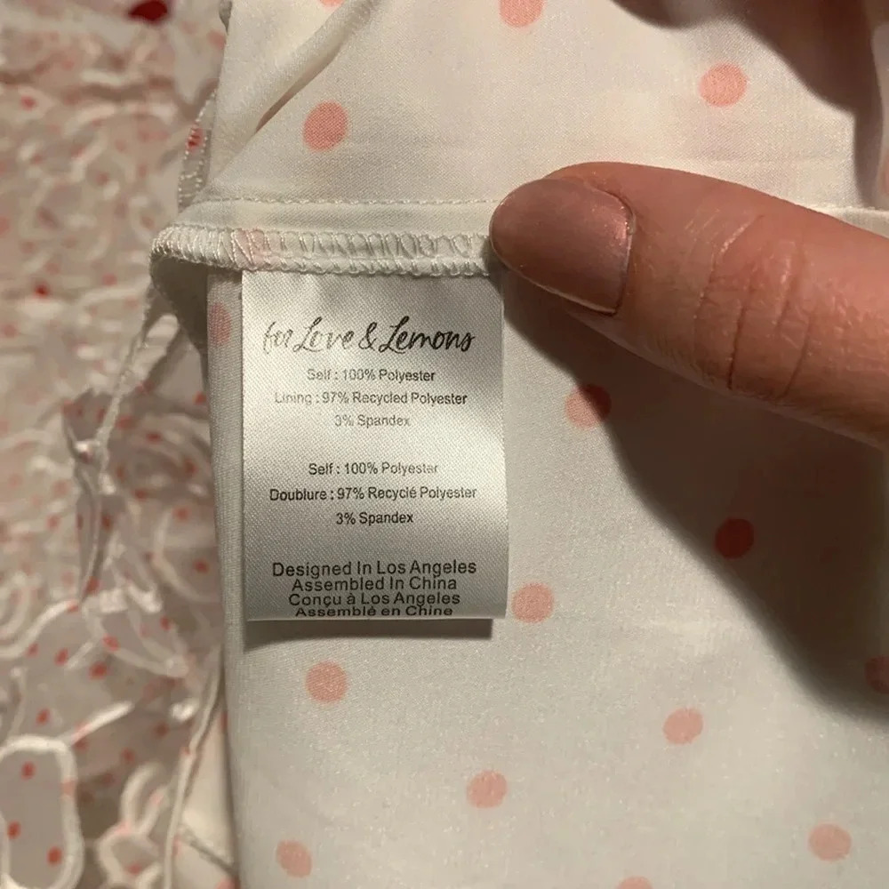 FOR LOVE & LEMONS Aphrodite mini dress - Picture 8 of 12